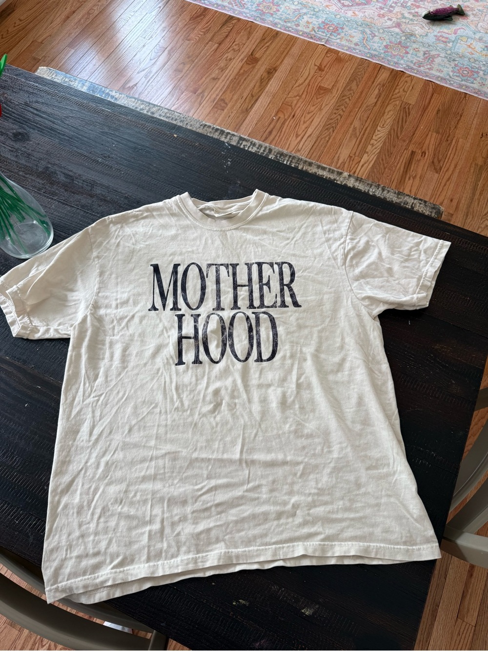 Mother Hood White Graphic Tee